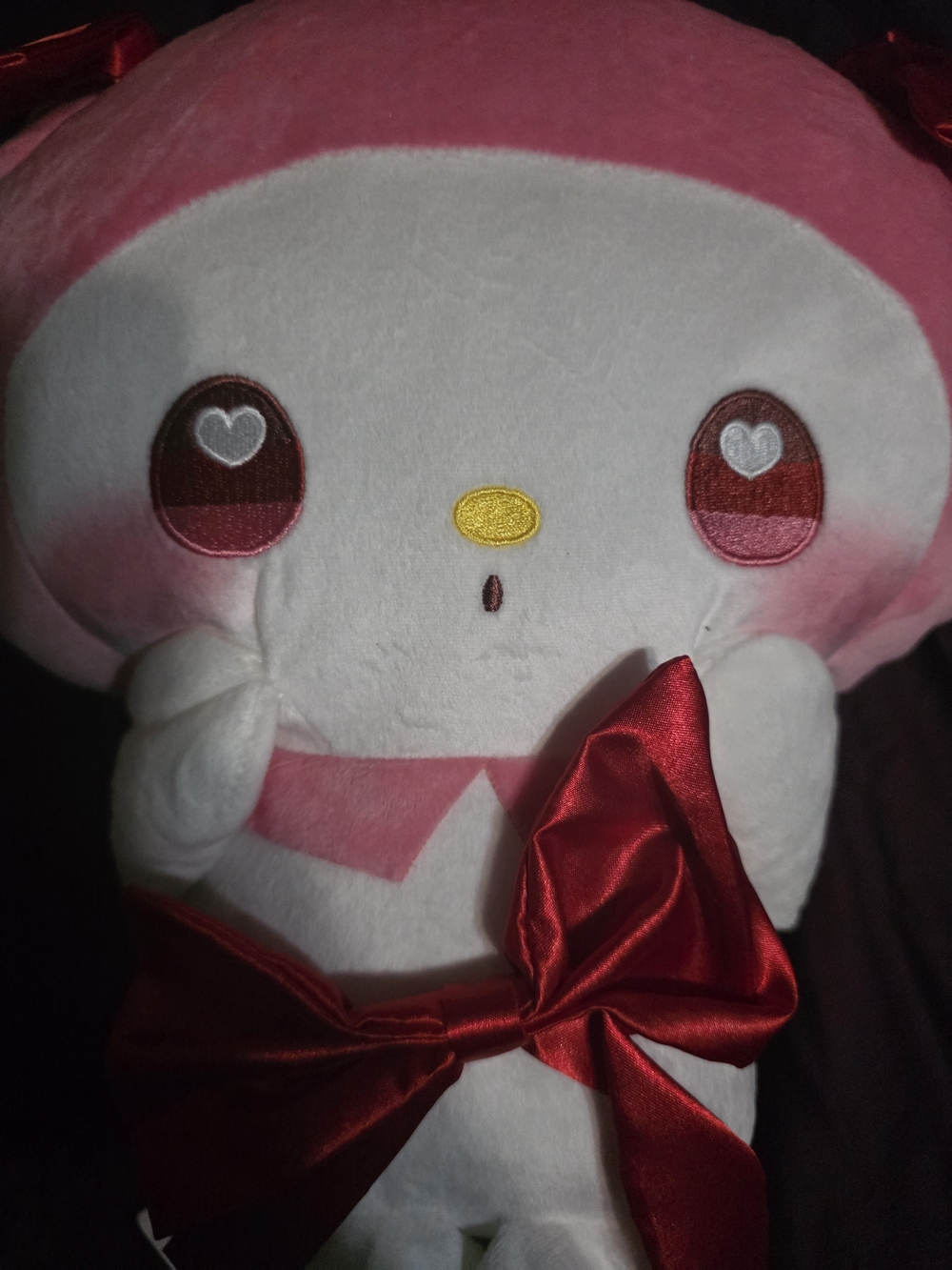 Sanrio My Melody Pink Plush Toy (RIBBON HOLIC) - Picture 2 of 7